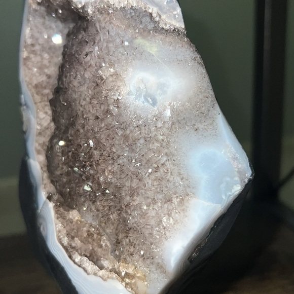 Amethyst geode 4.5 pounds with stand - Picture 9 of 11